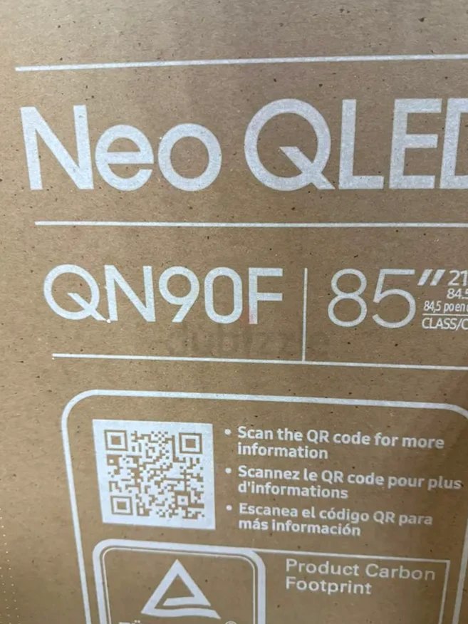 Samsung QN90F 85-inch 4K Ultra HD, Smart Neo Vision AI Mini QLED TV